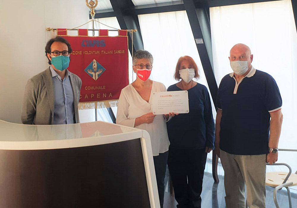 Health Point S.p.A. dona a titolo gratuito due station ad A.V.I.S. Regionale Lazio