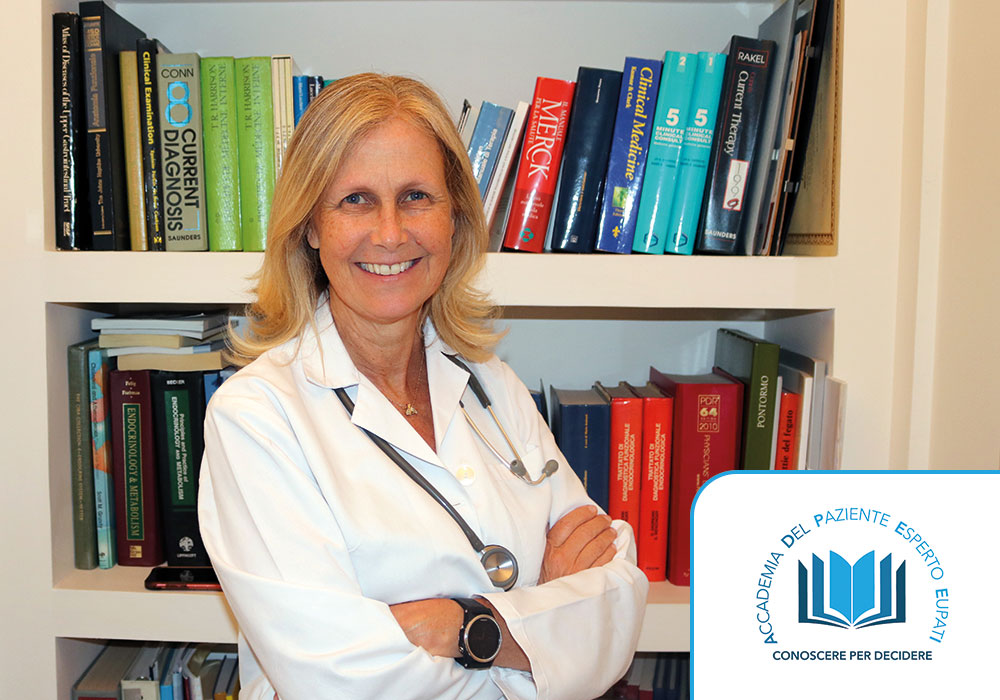 Dott.ssa Dominique Van Doorne - medico endocrinologo e presidente AdPEE - EUPATI